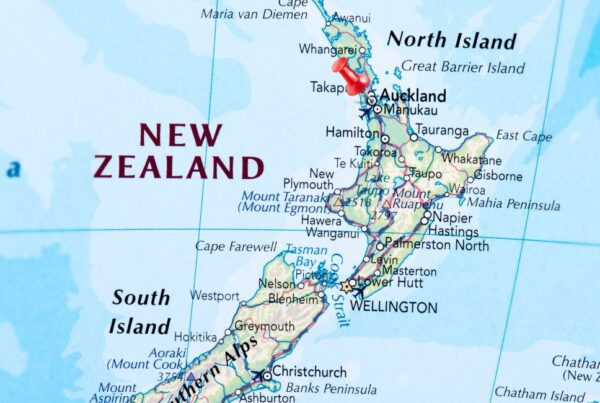Map of New Zealand
