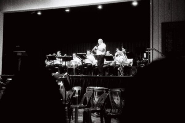 3 Solo Trumpeter being backed up by the band